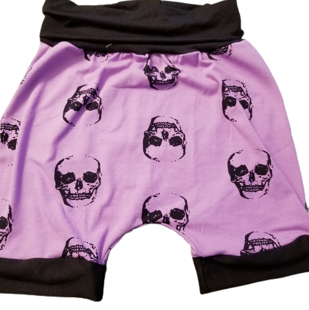 High waisted harem shorts